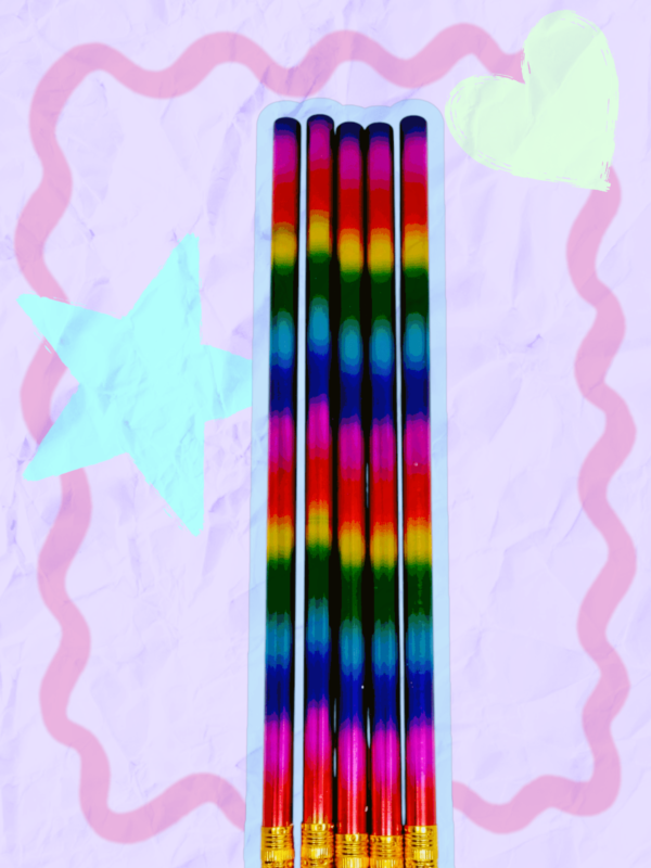 Rainbow Gradient Pencils - Pack of 12