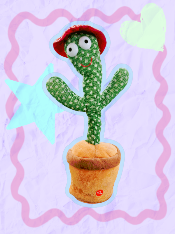 "Dancing Cactus Toy - Interactive and Fun for All Ages!"