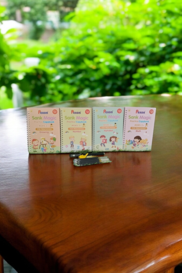 Pexon Sank Magic Practice Copybook Set for Kids (Ages 3+)